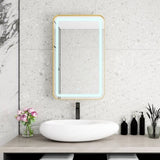 Rectangle Medicine Cabinet Mirror Bathroom Mirror Storage Wall Mounted Medicine Mirror Cabinet W688P210791