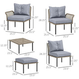 Pieces Patio Furniture Set 80714205