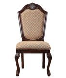 Chateau De Ville Fabric & Espresso Finish Side Chair B2726P303771