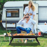 Portable BBQ Griddle, Foldable Kabob Barbecue for Outdoor Hibachi BBQ Lamb Skewer Camping Barbecue 25882230