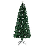 ZUN 7FT Small Light Fiber Optic Christmas Tree 290 Branches 29963026