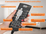 Full Body Massage Mat with 10 Pure Copper Motors, 9 Modes & 9 Intensity Levels Massage Pad with 70804437