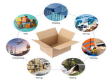 50pcs 12 "x 10" x 8 " 3mm thick corrugated cardboard box in kraft paper color 70489073
