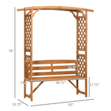 ZUN Outdoor Garden Bench 、Garden chair 73187475