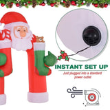 Christmas Inflatables Outdoor Decorations Giant Santa Claus 61783927
