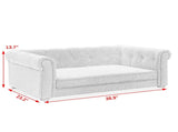 Elegant Rectangle Pet Bed for Medium and Large Dogs, Durable Elevated Dog Sofa Bed, Comfortable Dog W487P189543