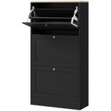 ZUN Shoe Storage Cabinet 09853491