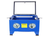 Bench Top Portable Sand Blaster Cabinet Kit 25gallon,sanblasting cabinet 80psi W46541341
