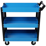 3 Tier Rolling Tool Cart on Wheels,Heavy Duty Utility Tool Cart with Pegboard for Repair Shop, W465P146341