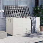 ZUN 75gal 280L Outdoor Garden Plastic Storage Deck Box Chest Tools Cushions Toys Lockable Seat 13728890