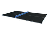 9ft Black Mid-Size Ping Pong Conversion Top Foldable & Portable Table Tennis Table Top for Indoor W1408P442642