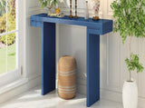 U-Style Large 60-Inch Console Table with Geometric Clean Lines Design,Stylish Entryway Table with N711P303209V