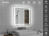 24"x32" LED Bathroom Mirror, Front-Lit and Back-Lit, 3 Color Tem Adjustable, Brightness Memory, 11688856
