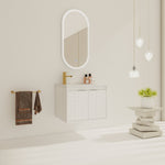 ZUN 24 Inch Wall Mounted Bathroom Vanity With SInk, Soft Close Doors, For Small Bathroom 07384471