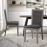 Dining Chairs Set of 2 Wood Dining Room Chair with MDF sponge Back, Kitchen Room Chair Side Chair, W876126495