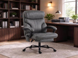 Heated Massage Office Chair, Reclining PU Leather Computer Chair with Footrest, Height Adjustable 98091009