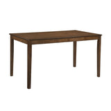 Contemporary Brown Finish Dining Table 1pc Wooden Kitchen Dining Furniture B011P242836