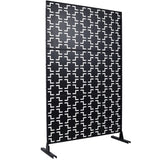 Outdoor & Indoor Privacy Metal Privacy 76" H48" W, Freestanding Decorative Privacy W465P193210