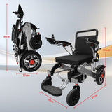 500W Folding Electric Wheelchair All Terrain Heavy Duty Portable Wheelchair USA 33497724
