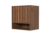 Wall-Mounted Storage Cabinet with Doors and Shelf. W331P532639