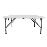 Techni Home 34in Square Folding Table, Height Adjustable Foldable Table with Easy-Carry Handle B031P283773