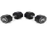 Premium Octagonal Dumbbells, Large Numbers Hard Chrome Plated Handle Dumbbells to Assist with 89610946