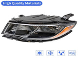 Halogen Headlights Assembly Fit for 2017-2021 Jeep Compass OE Factory Style Headlights, W1155P284464