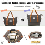 Softside Luggage Expandable 3 Piece Set Suitcase with Duffel Bag Upright Spinner Softshell N732P201004E