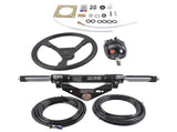 Hydraulic Outboard Boat Steering Kit 13.5" Steering Wheel, Hydraulic Helm Pump 64480483