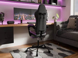 Gaming Chair, Ergonomic Computer Chair with Footrest and Massage Lumbar Support, Height Adjustable W2367P288700
