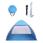 ZUN 2-3 Person Beach Tent Pop Up Sun Tent Big Automatic Sun Umbrella 2-3 Person Fishing Beach 27903699