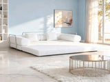 cream color sofa for living room apartment bedroom and compact room, Upholstered sectional Couch W2603P376361