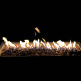 Steel Propane/Natural Gas Outdoor Fire Pit Table with Lid B120P198410