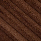 30.9"Wide Upholstered Round Ottoman Coffee Table Foot Rest with Black Metal Legs, Footstool with W3098P296973