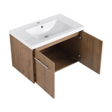 30 Inch Soft Close Doors Bathroom Vanity With Sink, For Small Bathroom, W999P188194