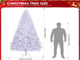 8 FT Pre-lit Artificial Christmas Tree, APP Controlled Xmas Tree Hinged Branches with 500 RGB Lights 10460984