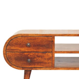 Chestnut Circular Media Unit B182P166635