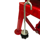 ZUN 300lb Motorcycle Hydraulic Scissor Floor Jack Lift Red 98410514