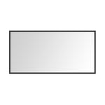 ZUN 96in. W x 48in. H Metal Framed Bathroom Mirror for Wall, Rectangle Mirror, Bathroom Vanity Mirror W1272112602