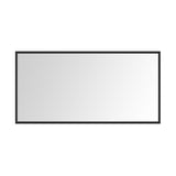 ZUN 96in. W x 48in. H Metal Framed Bathroom Mirror for Wall, Rectangle Mirror, Bathroom Vanity Mirror W1272112602