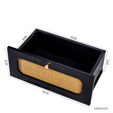 2-drawer Nightstand for Bedroom and Living Room, End Table, Side Table with 2 Hand Made W2282P220561