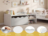 Kids Toy Storage Organizer with Movable Drawer & Anti-Tipping Kit for Playroom Nursery - c 28668980