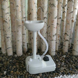 ZUN CHH-7701 Portable Removable Outdoor Wash Basin White 58361017