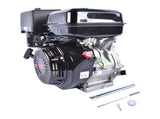 4 Stroke 15HP 420cc Gas Black, Horizontal Shaft OHV Gas Motor, Recoil Start Go Kart Motor 19782606