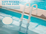 Heavy Duty In-Pool Ladder, Swimming Pool Step Pool Stairs for Above-ground Pools, Adjustable from 47015769