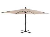 10FT Round Offset Patio Umbrella, Banana Hanging Cantilever Umbrella with 60&deg Adjustable Angle, 26082331