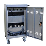 Mobile Charging Cart and Cabinet for Tablets Laptops 35-Device -Silver W1102P207222