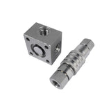 2 Three Way Diverter Valves w/ Quick Connects Replacement for 1-2 ton Chinese Mini Excavator 42561558