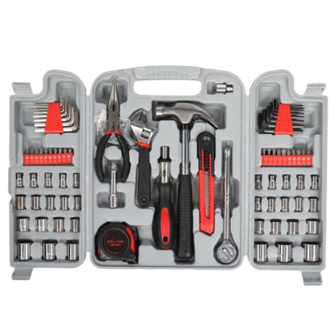 ZUN 186pc Tool Set Grey & Black 56533644