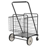 Bigger Super Jumbo Shopping Cart,Grocery Cart on Wheels, Foldable Utility Shopping Carts with Double W1961P290529